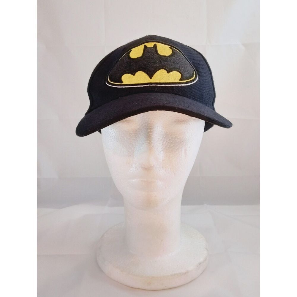 Batman DC Comics Baseball Cap Black With Yellow Logo🦇🦇🦇
